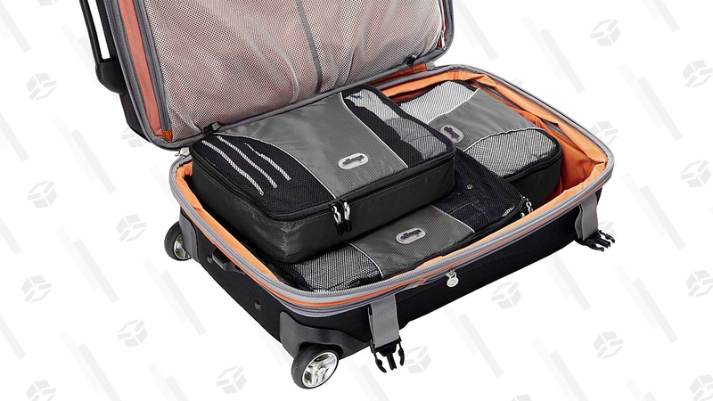 eBags 3-Piece Packing Cube Set | $24 | Amazon | Clip the 20% coupon. Multiple colors availableeBags 6-Piece Packing Cube Set | $40 | Amazon | Clip the 20% coupon. Multiple colors available